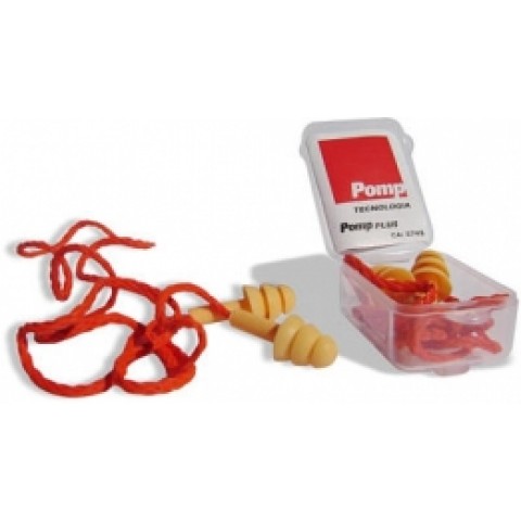 Protetor auricular plug em silicone c/cordão Pomp Plus - 3M